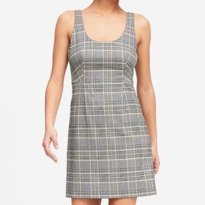 Banana Republic Plaid Petite Mini Dress